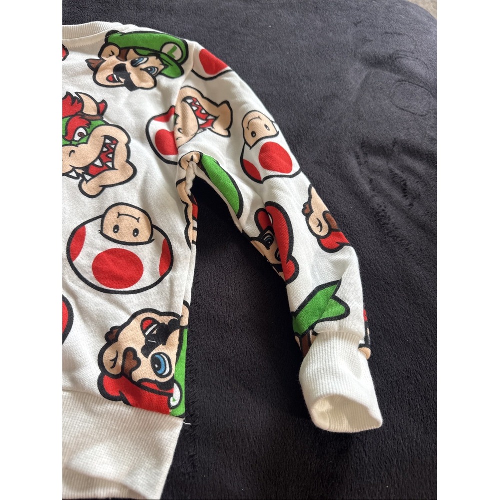 Super Mario Sweatshirt 3T NWT - Picture 6 of 6